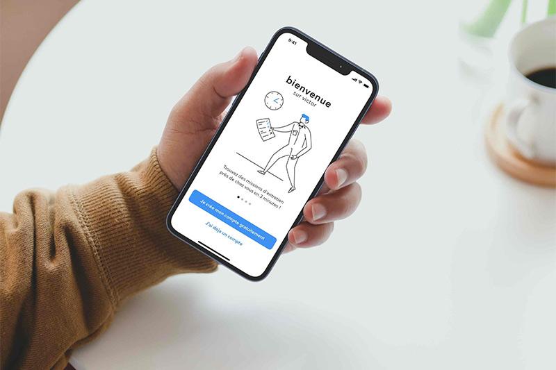 Victor Propreté, l'appli dédiée au recrutement