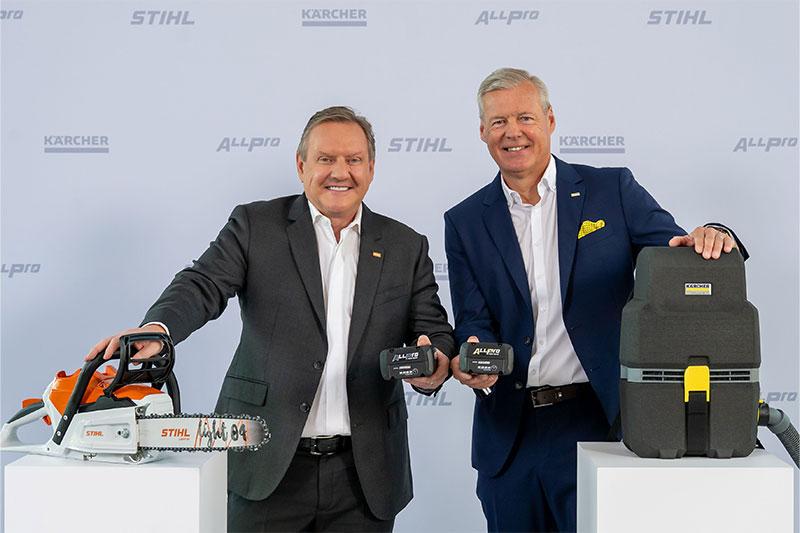 Kärcher et Stihl font batteries communes