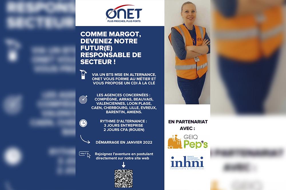 Campagne de recrutements d'alternants pour Onet