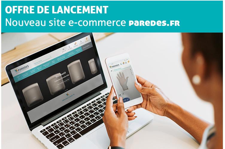 PAREDES lance son nouveau site e-commerce