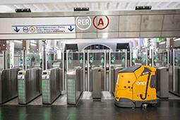 La RATP adoptent les robots de nettoyage