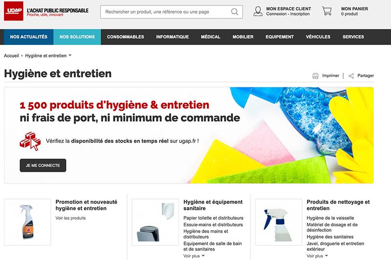 Hygiène et propreté. L'Ugap renouvelle son marché de produits d'entretien